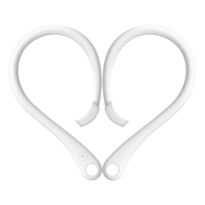 For AirPods 1 / 2 / Pro Anti-lost Silicone Earphone Ear-hook(White) by bashfashion
