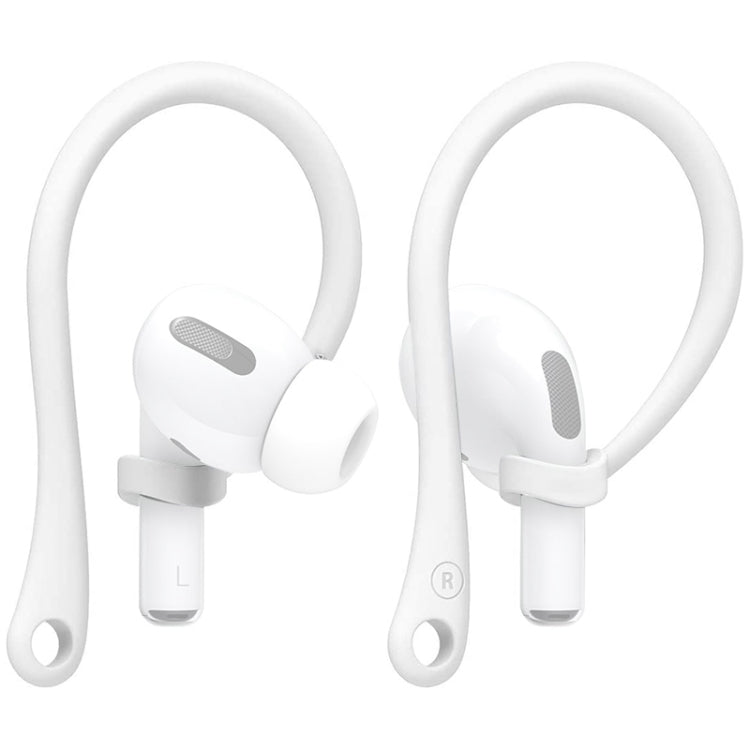 For AirPods 1 / 2 / Pro Anti-lost Silicone Earphone Ear-hook(White) by bashfashion