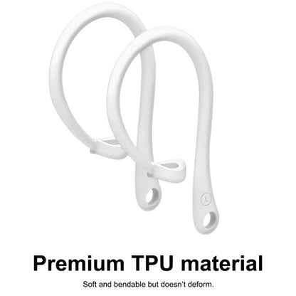 For AirPods 1 / 2 / Pro Anti-lost Silicone Earphone Ear-hook(White) by bashfashion