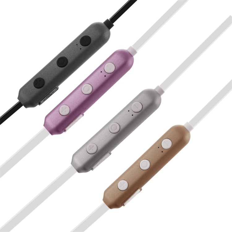 BT-890 Bluetooth 4.2 Hanging Neck Design Bluetooth Headset, Support Music Play & Switching & Volume Control & Answer(Gold) by bashfashion