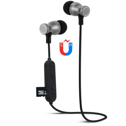 F11 Bluetooth 4.2 Hanging Neck Design Bluetooth Headset, Support Music Play & Switching & Volume Control & Answer(Black) by bashfashion