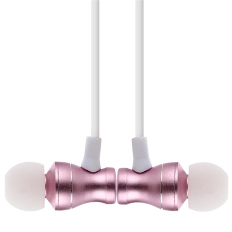 F11 Bluetooth 4.2 Hanging Neck Design Bluetooth Headset, Support Music Play & Switching & Volume Control & Answer(Rose Gold) by bashfashion