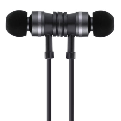 F3 Bluetooth 4.2 Hanging Neck Design Bluetooth Headset, Support Music Play & Switching & Volume Control & Answer(Black) by bashfashion