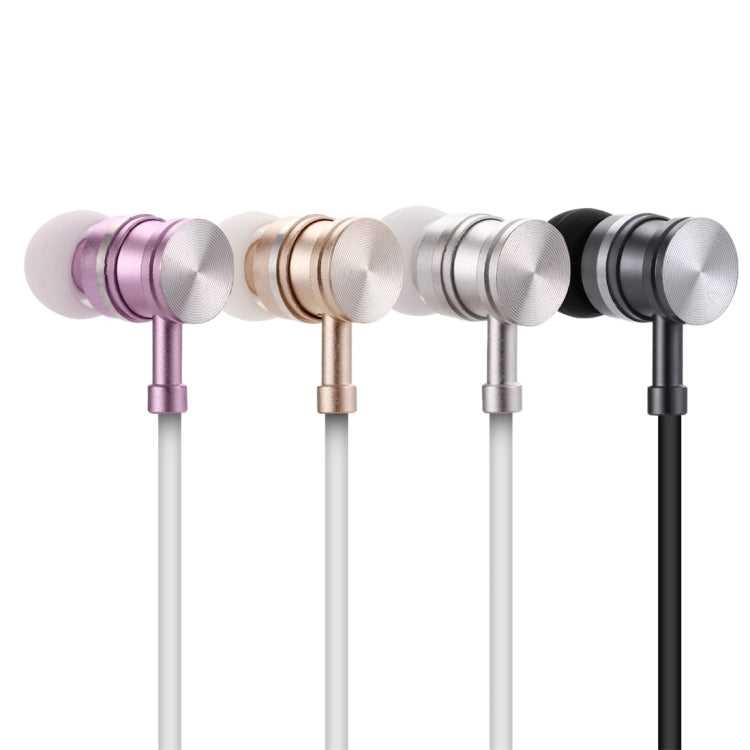 F3 Bluetooth 4.2 Hanging Neck Design Bluetooth Headset, Support Music Play & Switching & Volume Control & Answer(Gold) by bashfashion