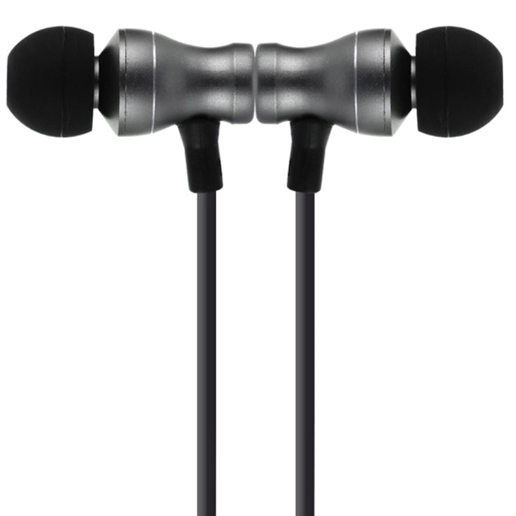 F106 Bluetooth 4.2 Hanging Neck Design Bluetooth Headset, Support Music Play & Switching & Volume Control & Answer(Black) by bashfashion