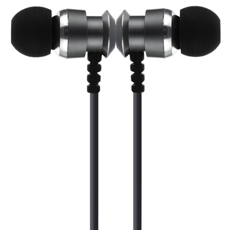 F108 Bluetooth 4.2 Hanging Neck Design Bluetooth Headset, Support Music Play & Switching & Volume Control & Answer(Black) by bashfashion
