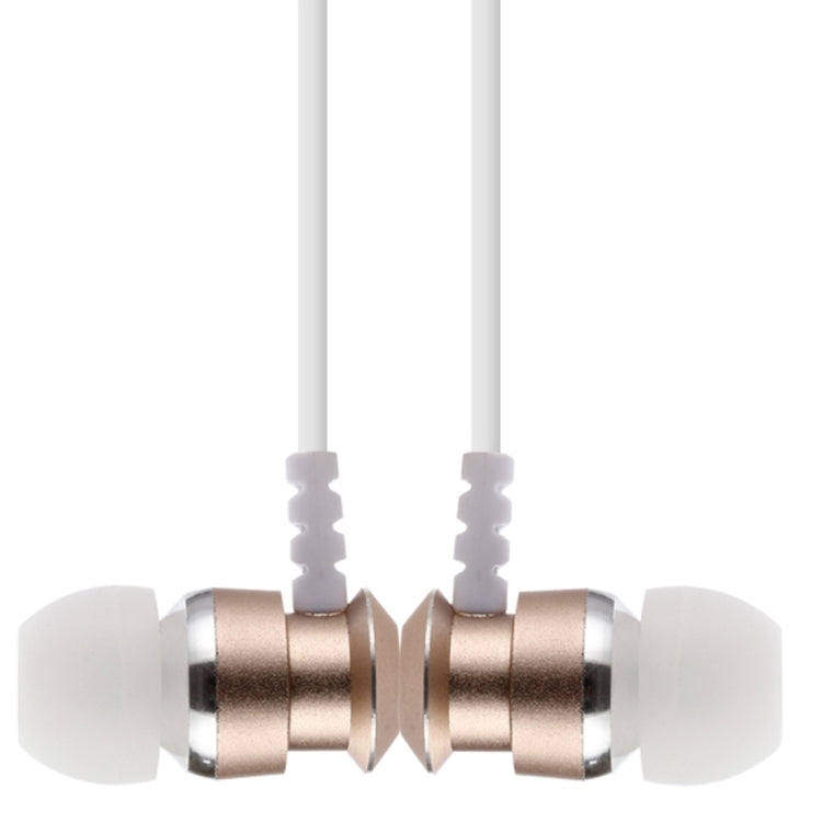 F108 Bluetooth 4.2 Hanging Neck Design Bluetooth Headset, Support Music Play & Switching & Volume Control & Answer(Gold) by bashfashion