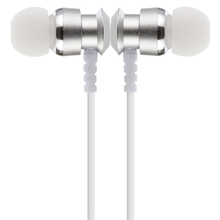 F108 Bluetooth 4.2 Hanging Neck Design Bluetooth Headset, Support Music Play & Switching & Volume Control & Answer(Silver) by bashfashion