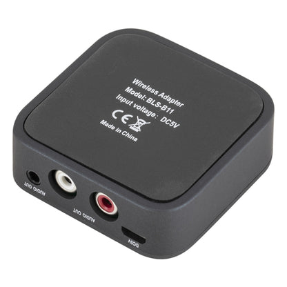 B11 Bluetooth 5.0 Receiver AUX NFC to 2 x RCA Audio Adapter by bashfashion