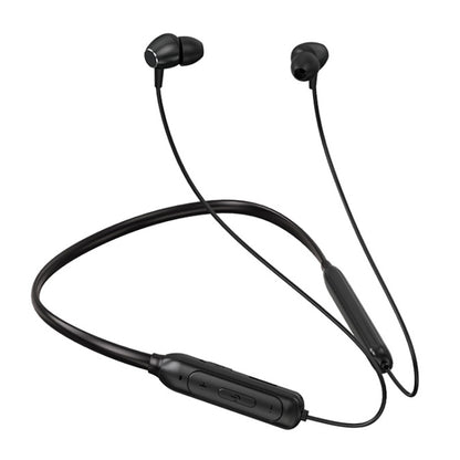 M61 Bluetooth 5.1 Business Sport Magnetic Metal Stereo Neck-mounted Bluetooth Earphone(Black) by bashfashion