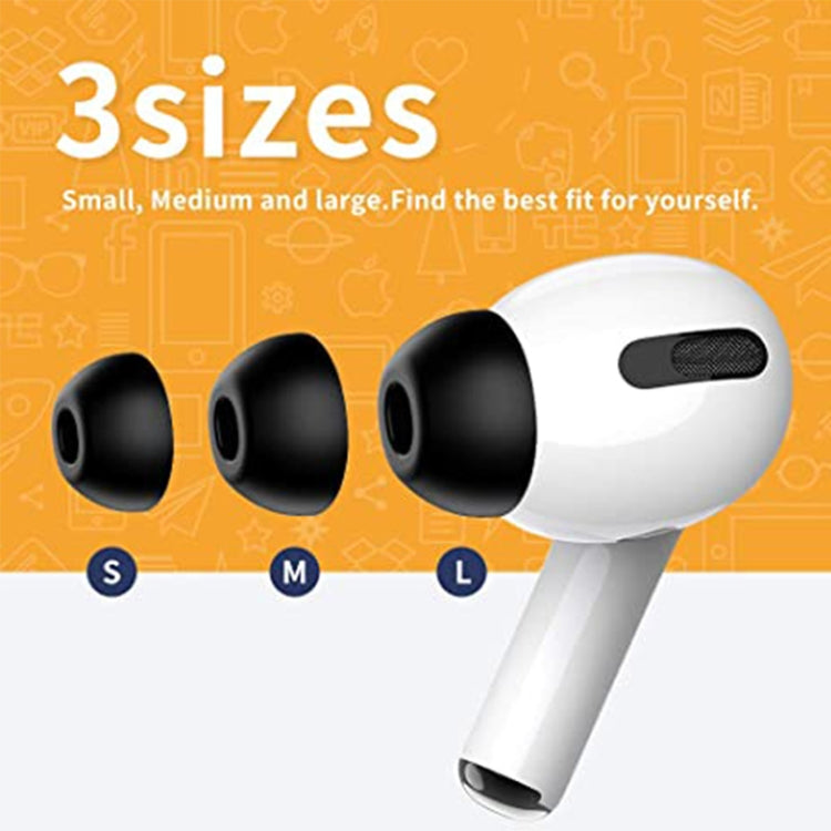 ZS0164 Slow Rebound Foam Earmuffs for AirPods Pro, Size: L (Grey) by bashfashion