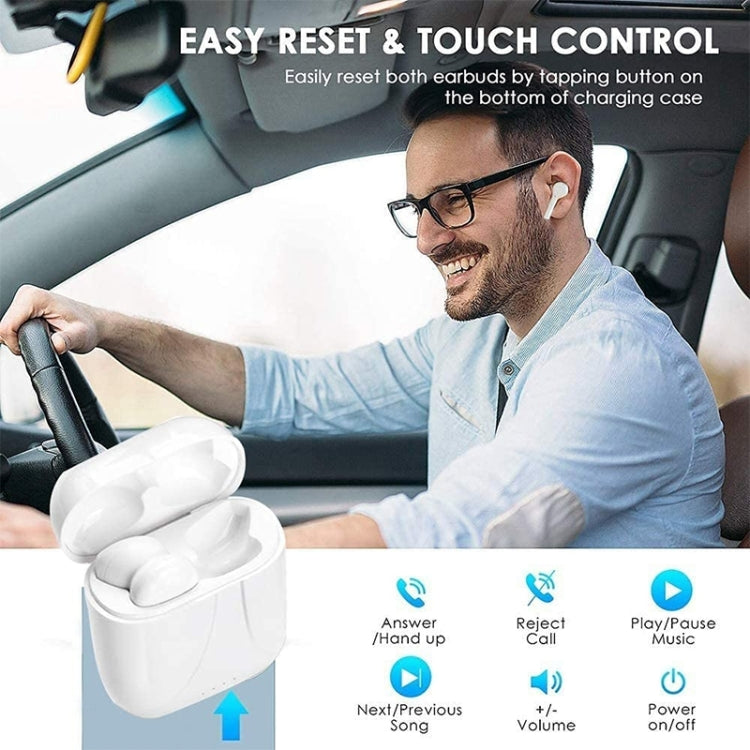 i12 TWS Bluetooth Earphone with Charging Box by bashfashion