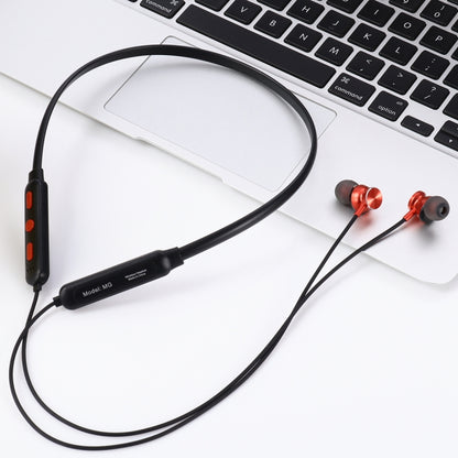 MG-G24 Bluetooth 4.2 Sport Wireless Bluetooth Earphone, Support Card(Black Red) by bashfashion