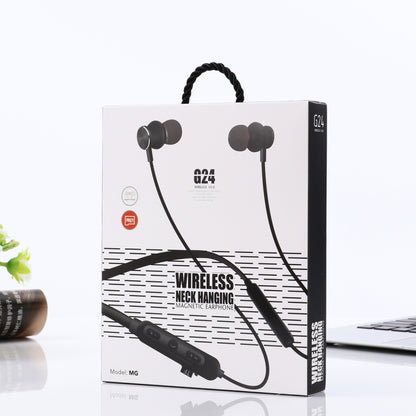 MG-G24 Bluetooth 4.2 Sport Wireless Bluetooth Earphone, Support Card(Black) by bashfashion