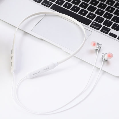 MG-G24 Bluetooth 4.2 Sport Wireless Bluetooth Earphone, Support Card(Silver) by bashfashion