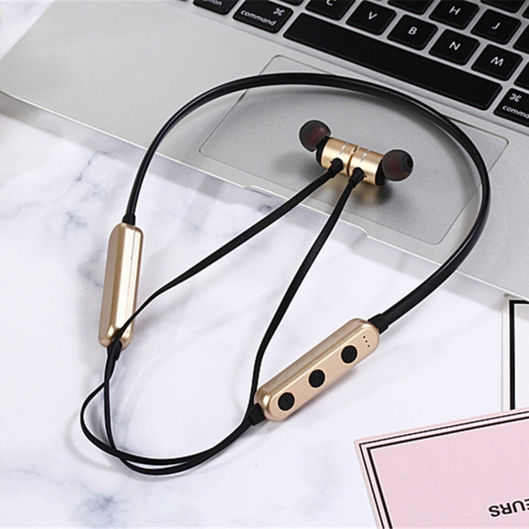 MG-G17 Bluetooth 4.2 Sport Wireless Bluetooth Earphone, Support Card(Gold) by bashfashion