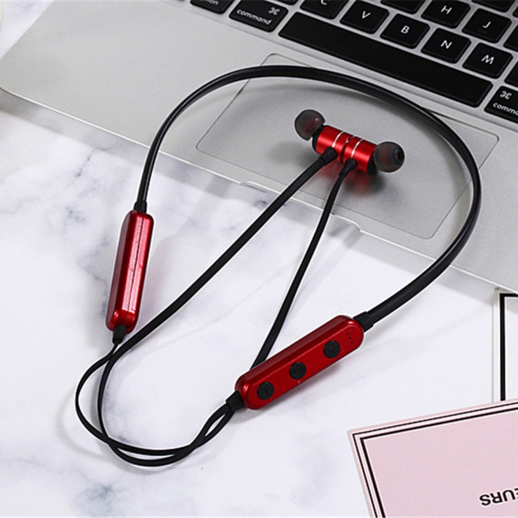 MG-G17 Bluetooth 4.2 Sport Wireless Bluetooth Earphone, Support Card(Red) by bashfashion