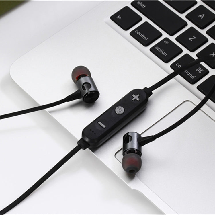 MG-G20 Bluetooth 4.2 Sport Wireless Bluetooth Earphone, Support Card(Grey) by bashfashion