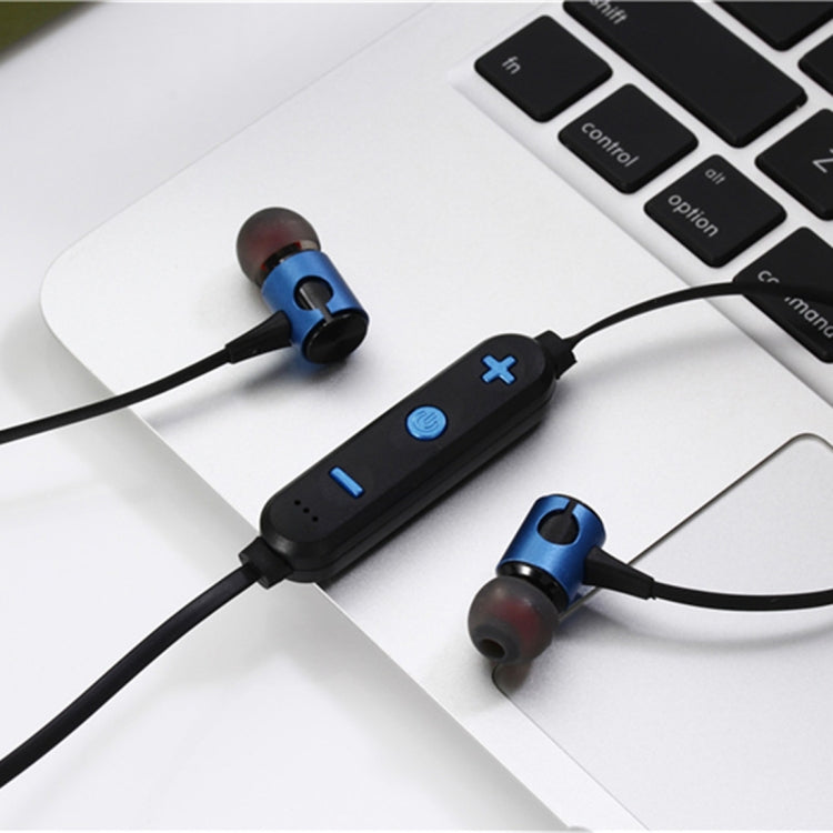 MG-G20 Bluetooth 4.2 Sport Wireless Bluetooth Earphone, Support Card(Blue) by bashfashion