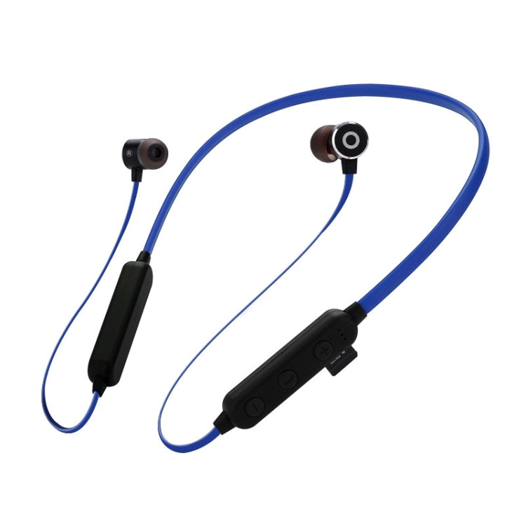 MG-G16 Bluetooth 4.2 Sport Wireless Bluetooth Earphone, Support Card(Black Blue) by bashfashion