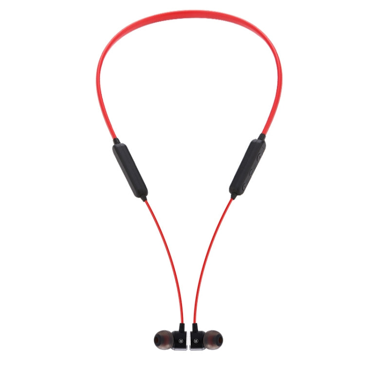 MG-G16 Bluetooth 4.2 Sport Wireless Bluetooth Earphone, Support Card(Black Red) by bashfashion