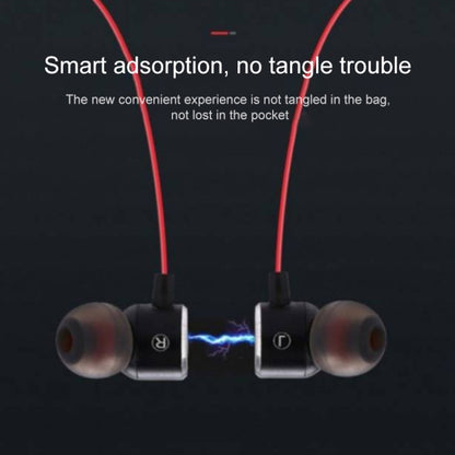 MG-G16 Bluetooth 4.2 Sport Wireless Bluetooth Earphone, Support Card(Black Red) by bashfashion