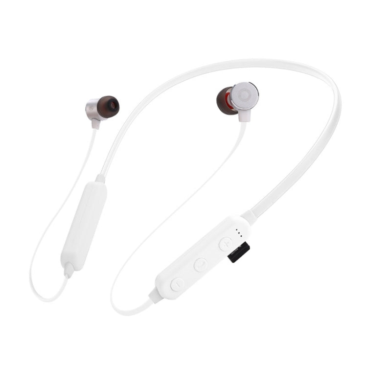 MG-G16 Bluetooth 4.2 Sport Wireless Bluetooth Earphone, Support Card(White) by bashfashion