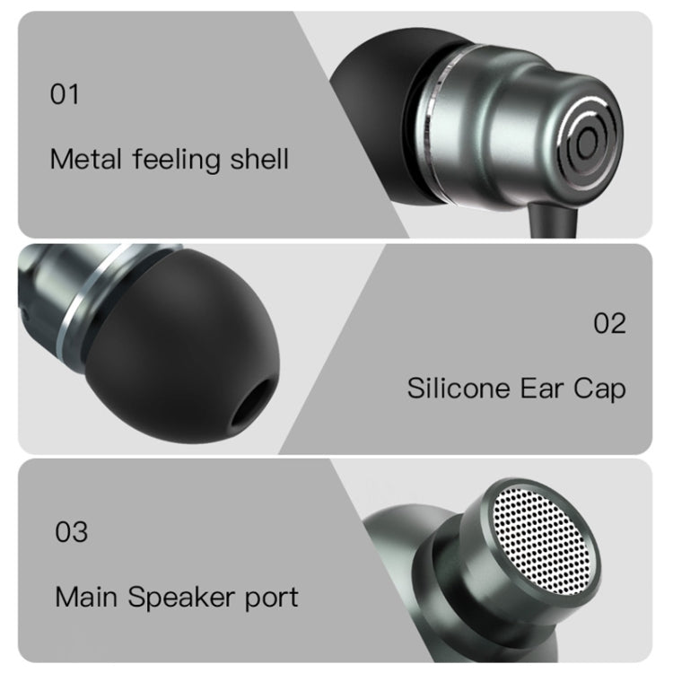 Yesido YH32 3.5mm In-Ear Wired Earphone, Length: 1.2m by Yesido