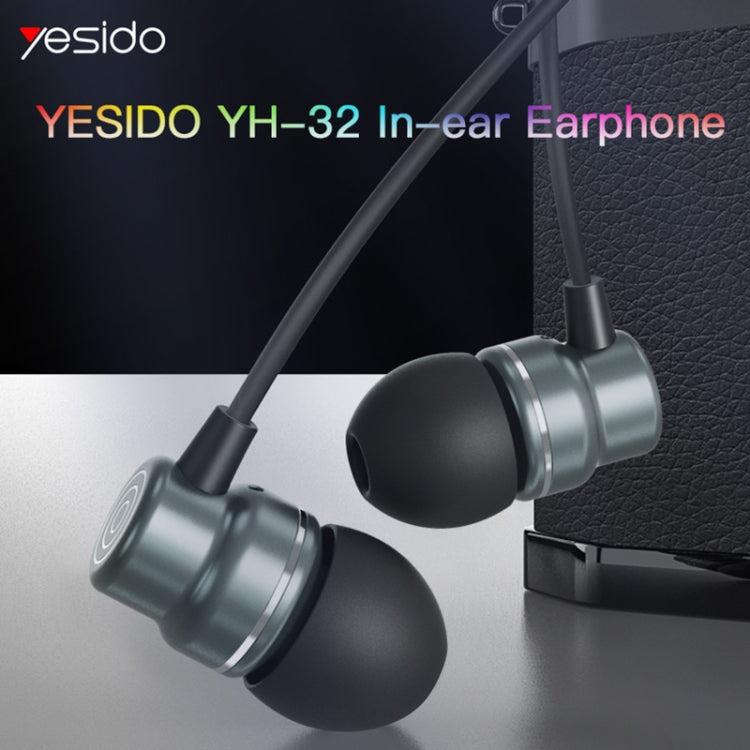 Yesido YH32 3.5mm In-Ear Wired Earphone, Length: 1.2m by Yesido