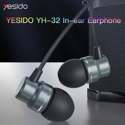 Yesido YH32 3.5mm In-Ear Wired Earphone, Length: 1.2m by Yesido