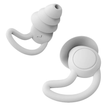 iMeBoBo iM9689 Shark Fin Version NThree Layer ano Silicone Sleeping Noise Reduction Earplugs with Jar by bashfashion