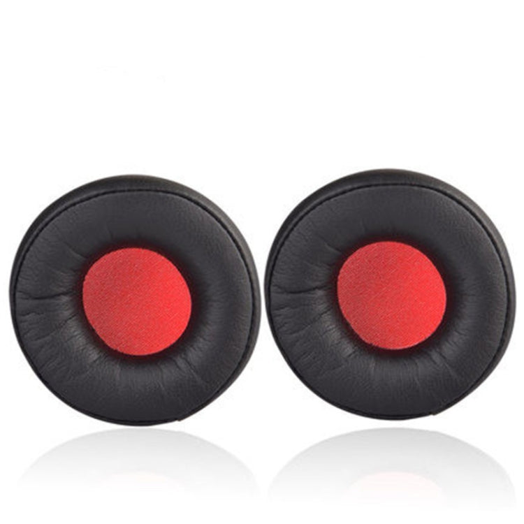 1 Pair Leather Sponge Protective Case for Jabra MOVE Headphone(Black Red) by bashfashion
