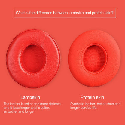 1 Pair Leather Headphone Protective Case for Beats Solo2.0 / Solo3.0, Wired Version (Blue) by bashfashion