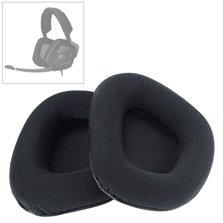 2 Pairs For Corsair Void RGB Pro Headphone Cushion Mesh Cloth Cover Earmuffs Replacement Earpads by bashfashion