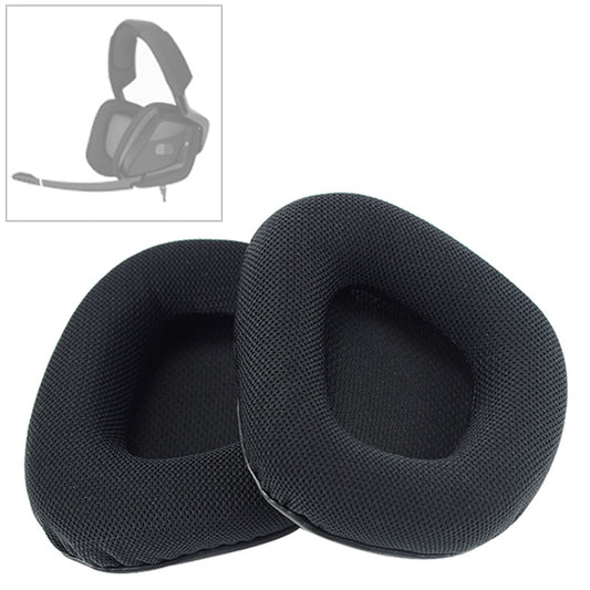 2 Pairs For Corsair Void RGB Pro Headphone Cushion Mesh Cloth Cover Earmuffs Replacement Earpads by bashfashion