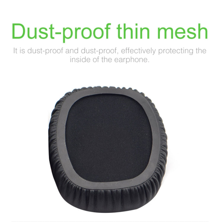 2pcs For JBL J88 / J88I / j88A Headphones Leather + Memory Foam Soft Earphone Protective Cover Earmuffs (Black) by bashfashion