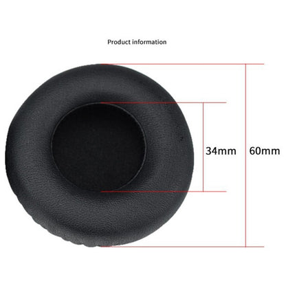 For JBL E30 Headphones Imitation Leather + Foam Soft Earphone Protective Cover Earmuffs, One Pair(Black) by bashfashion