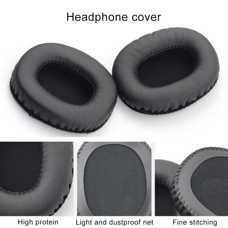 1 Pair Imitation Leather + Memory Foam Soft Headphone Jacket Earmuffs for Marshall monitor by bashfashion