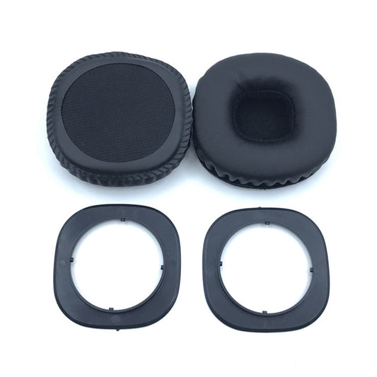 1 Pair Imitation Leather + Memory Foam Soft Headphone Jacket Earmuffs for Marshall MID ANC, with Rubber Plate Buckle by bashfashion