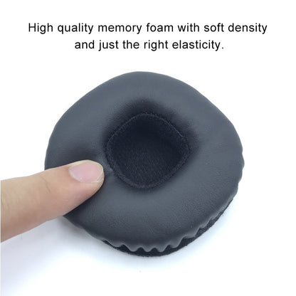 1 Pair Imitation Leather + Memory Foam Soft Headphone Jacket Earmuffs for Marshall MID ANC, with Rubber Plate Buckle by bashfashion