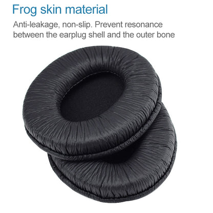 2 PCS For Sennheiser HD202 / HD212 / HD437 / HD447 / HD457 / HD497 Headphone Cushion Sponge Cover Earmuffs Replacement Earpads by bashfashion