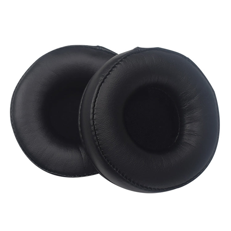 2 PCS For Jabra Revo Wireless Headphone Cushion Sponge Leather Cover Earmuffs Replacement Earpads(Black) by bashfashion