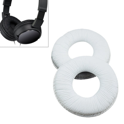 2pcs Sponge Headphone Protective Case for Sony MDR-ZX110 / ZX100 / ZX300 / V150 / V300(White) by bashfashion