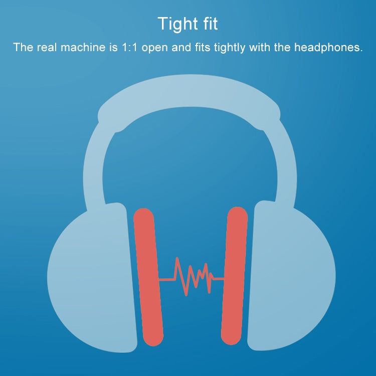 2pcs Sponge Headphone Protective Case for Sony MDR-100ABN / WH-H900N(Black) by bashfashion