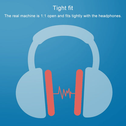 2pcs Sponge Headphone Protective Case for Sony MDR-100ABN / WH-H900N(Rose Red) by bashfashion