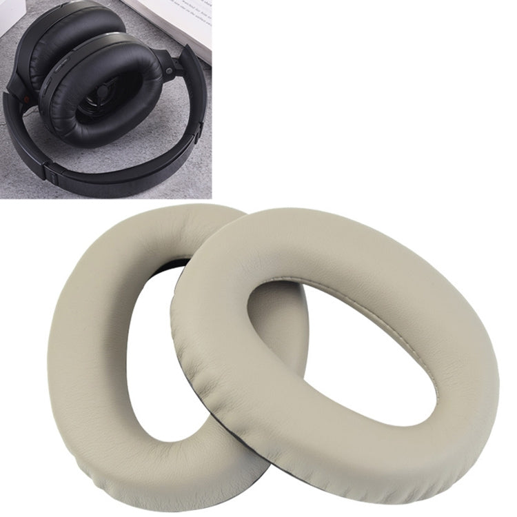 1 Pair Sponge Headphone Protective Case for Sony MDR-1000X / WH-1000XM2(Champagne Gold) by bashfashion