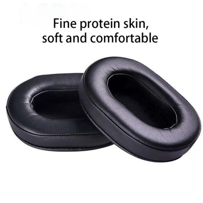 1 Pair Soft Sponge Earmuff Headphone Jacket for Audio-technica ATH-MSR7 / M50X / M20 / M40 / M40X(Black) by bashfashion