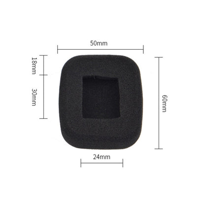 2 PCS For Shinco S01 Headphone Protective Cover Square Sponge Cover Earmuffs by bashfashion