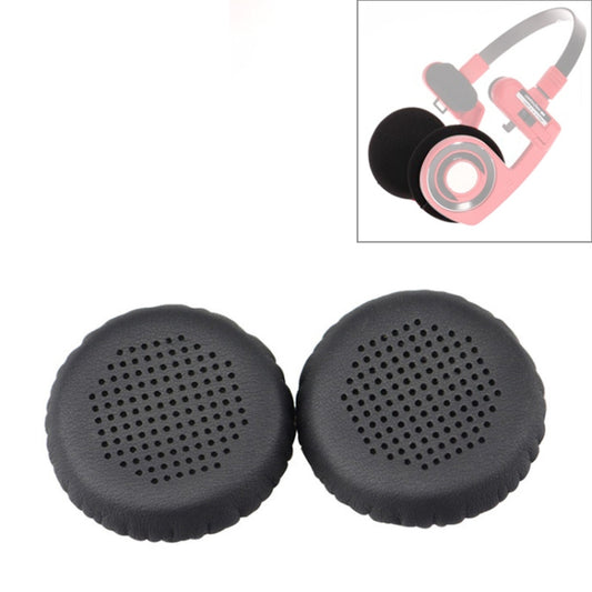 2 PCS For KOSS PP / SP Perforated Ventilation Version Protein Leather Cover Headphone Protective Cover Earmuffs (Black) by bashfashion