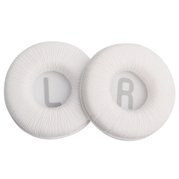 2 PCS For JBL Tune 600BTNC / T500BT / T450BT Earphone Cushion Cover Earmuffs Replacement Earpads with Mesh(White) by bashfashion
